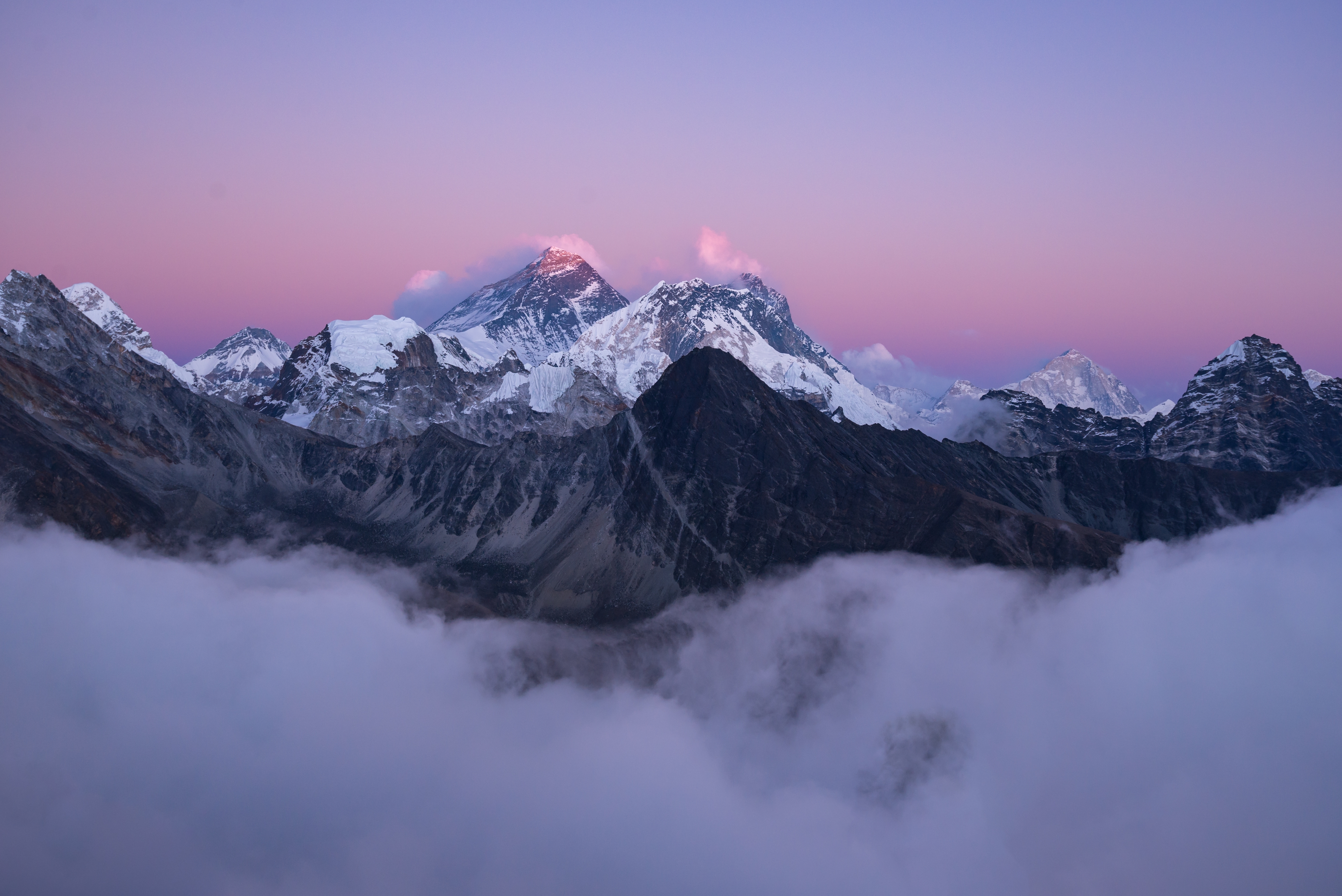 Nepal Mountains Call to Action Background